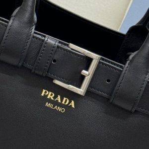 Replica Prada Black Buckle - near-authentic luxury replica handbag