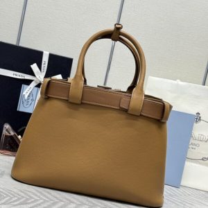 Replica Prada Brown Buckle - 1:1 designer replica handbag