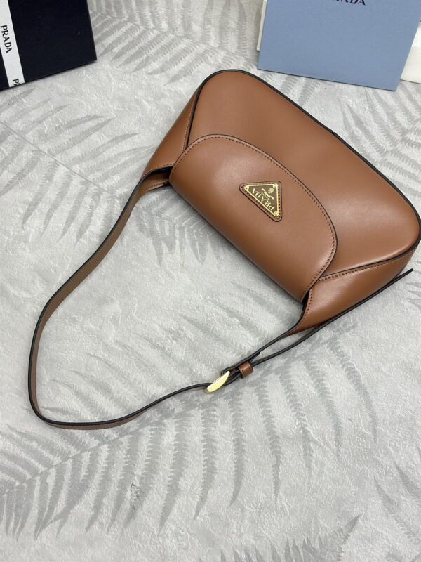 Replica Prada Small Shoulder Bag Caramel - high-end fake designer purse