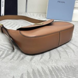 Replica Prada Small Shoulder Bag Caramel - near-authentic luxury replica handbag