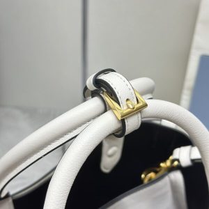 Replica Prada White Buckle 3 Replica Prada White Buckle - realistic designer-inspired fake bag