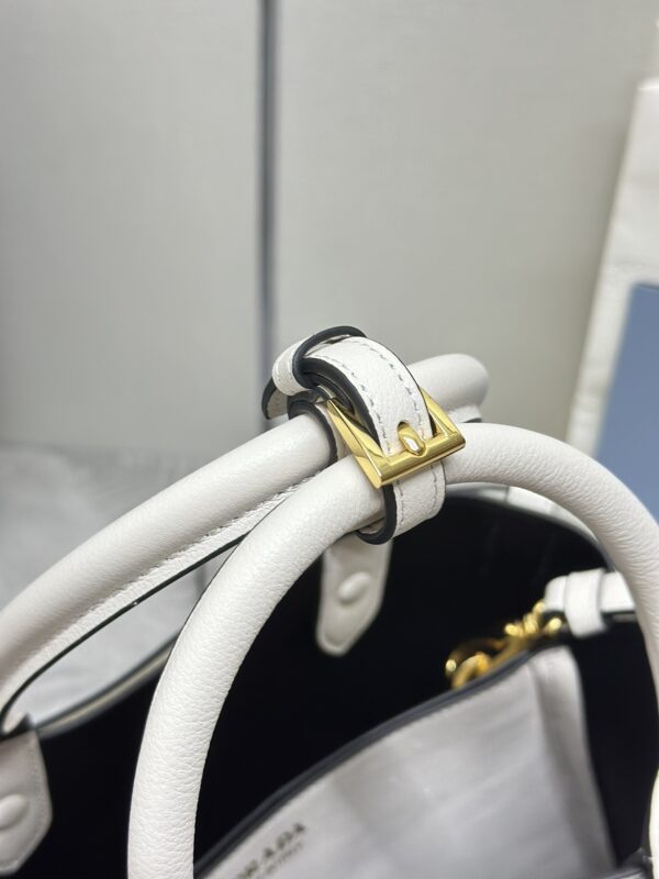 Replica Prada White Buckle 3 Replica Prada White Buckle - realistic designer-inspired fake bag