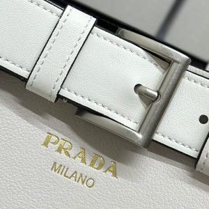 Replica Prada White Buckle 7 Replica Prada White Buckle - premium 1:1 fake handbag model
