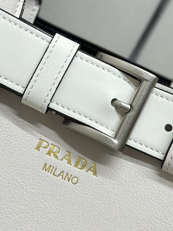 Replica Prada White Buckle 7 Replica Prada White Buckle - premium 1:1 fake handbag model