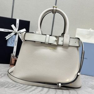Replica Prada White Buckle 1 Replica Prada White Buckle - best quality luxury bag dupe
