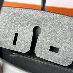 Replica Hermes Birkin Cumulonimbus Grey - near-authentic luxury replica handbag