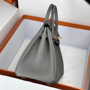 Replica Hermes Birkin Cumulonimbus Grey - 1:1 designer replica handbag