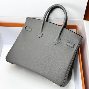 Replica Hermes Birkin Cumulonimbus Grey - high-accuracy replica luxury purse
