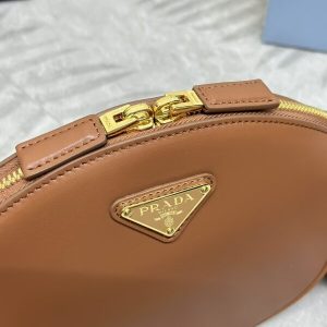 Replica Prada Caramel Mini Shoulder Bag - premium 1:1 fake handbag model