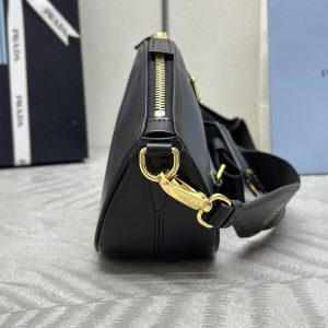 Replica Prada Black Mini Shoulder Bag - premium 1:1 fake handbag model