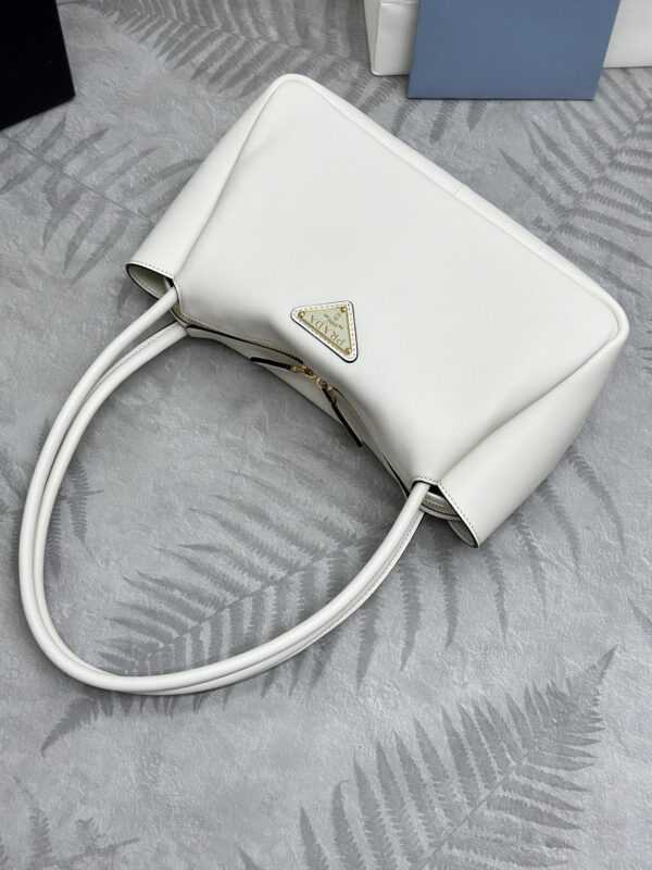 Replica Prada Medium White Shoulder Bag - authentic-look luxury purse replica