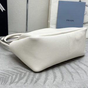 Replica Prada Medium White Shoulder Bag - high-end fake designer purse