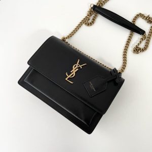 Replica YSL Sunset Black - premium 1:1 fake handbag model