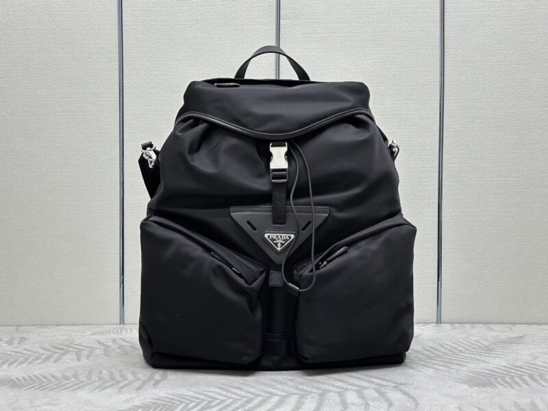 Replica Prada Re-Nylon Black Backpack - high-accuracy replica luxury purse