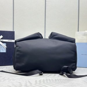 Replica Prada Re-Nylon Black Backpack - premium 1:1 fake handbag model
