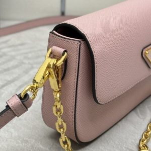 Replica Prada Mini Saffiano Pink - authentic-look luxury purse replica