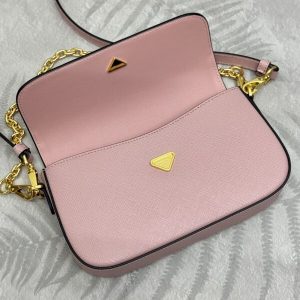 Replica Prada Mini Saffiano Pink - high-quality designer bag clone