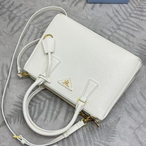 Replica Prada Galleria White - best quality luxury bag dupe