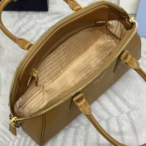 Replica Prada Large Saffiano Caramel - high-accuracy replica luxury purse