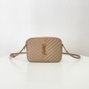 Replica YSL Lou Camera Bag Apricot - best quality luxury bag dupe