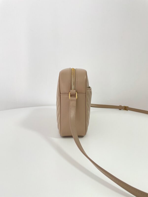 Replica YSL Lou Camera Bag Apricot - realistic designer-inspired fake bag