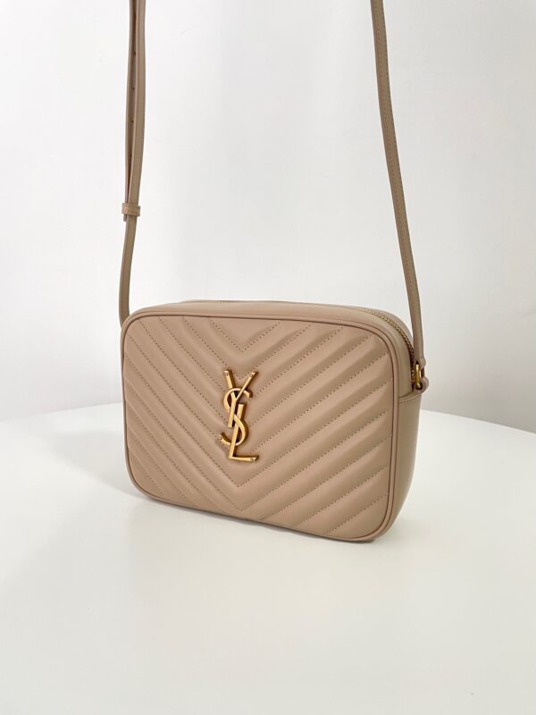 Replica YSL Lou Camera Bag Apricot - high-accuracy replica luxury purse