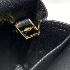 Replica Hermes Halzan Black - elite superclone designer purse