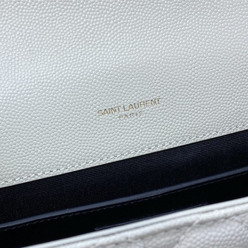 Replica YSL Envelope Crossbody White - ultra-realistic fake designer tote