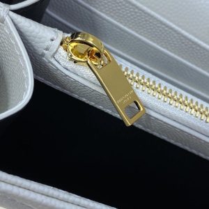 Replica YSL Envelope Clutch White - top-tier luxury replica shoulder bag