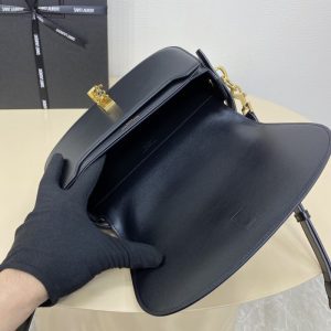 Replica YSL Voltaire Top Handle Black - premium-grade designer purse dupe