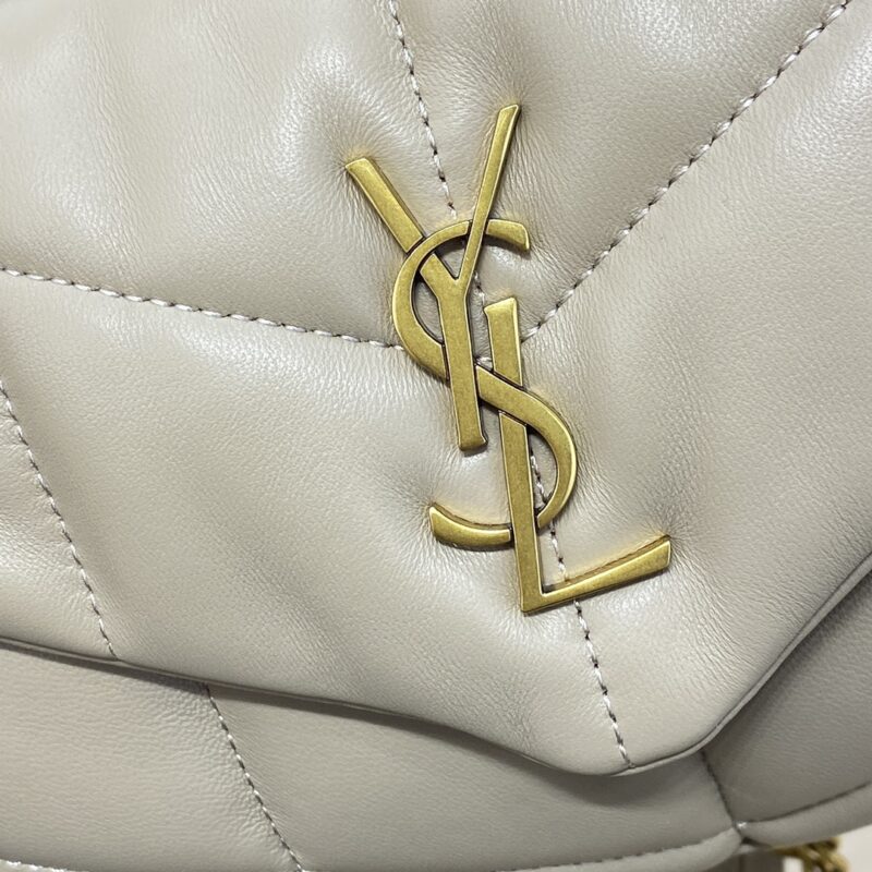 Replica YSL Loulou Apricot Puffer - elite superclone designer purse