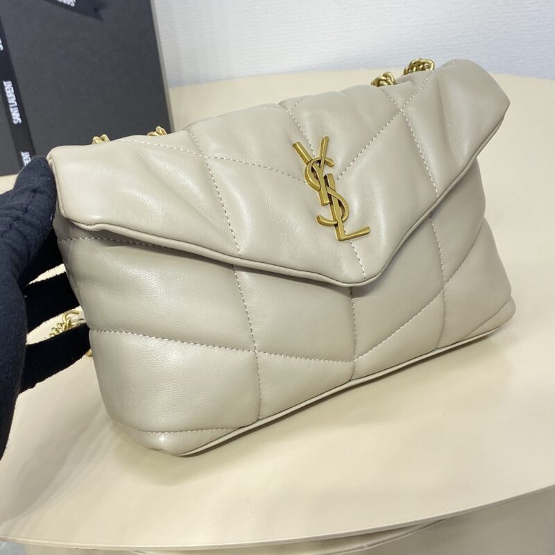Replica YSL Loulou Apricot Puffer - best-selling designer handbag dupe