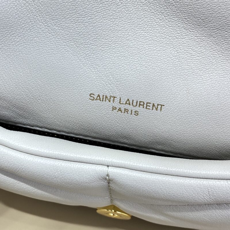 Replica YSL Loulou White Puffer - premium 1:1 fake handbag model