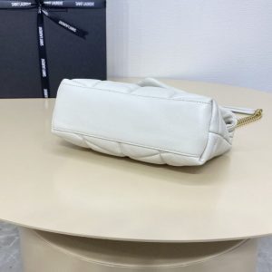 Replica YSL Loulou White Puffer - realistic designer-inspired fake bag
