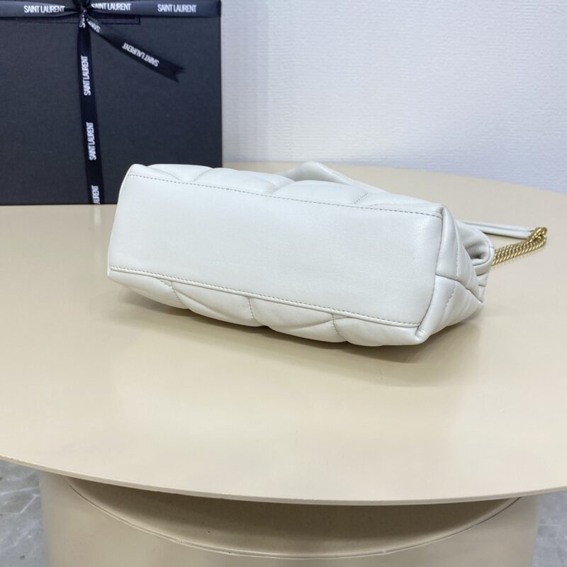 Replica YSL Loulou White Puffer - realistic designer-inspired fake bag