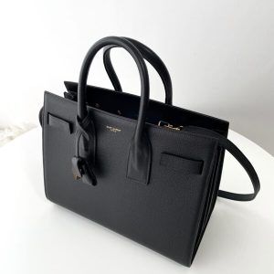 Replica YSL Sac De Jour Black - premium 1:1 fake handbag model