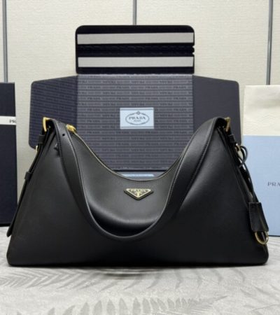 Replica Prada Prada Aimée Large Black - high-quality designer bag clone