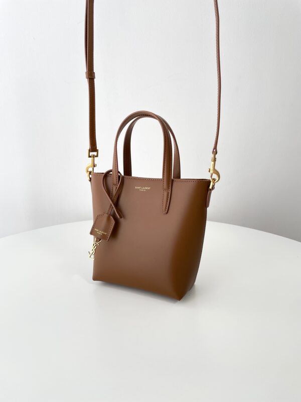 Replica YSL Tote Small Brown - top-rated replica designer bag