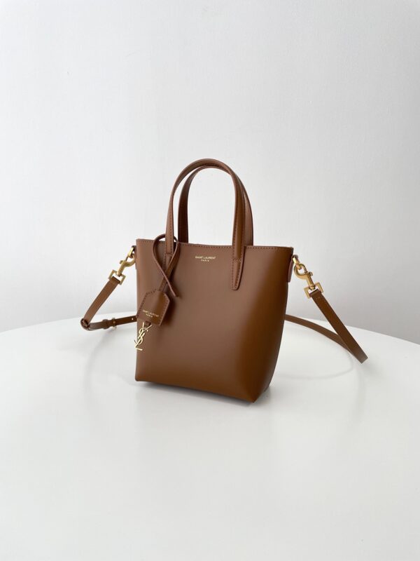 Replica YSL Tote Small Brown - top-rated replica designer bag