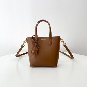 Replica YSL Tote Small Brown - realistic designer-inspired fake bag