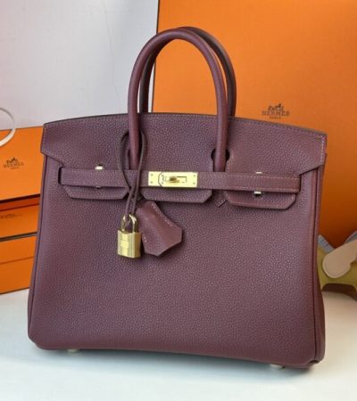 Replica Hermes Birkin Bordeaux - premium 1:1 fake handbag model