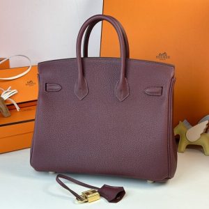 Replica Hermes Birkin Bordeaux - top-tier luxury replica shoulder bag