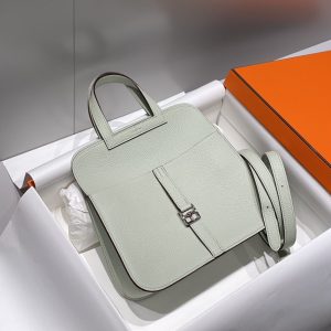Replica Hermes Halzan Light Green - high-quality designer bag clone
