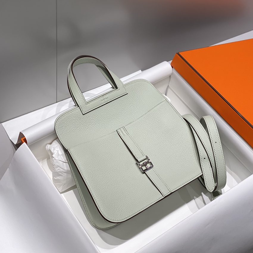 Replica Hermes Halzan Light Green - high-quality designer bag clone