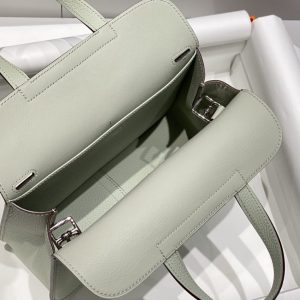 Replica Hermes Halzan Light Green - 1:1 designer replica handbag