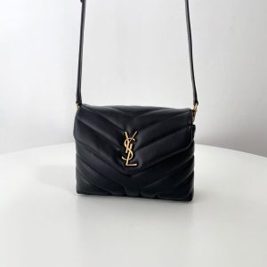 Replica YSL LouLou Mini Black - premium 1:1 fake handbag model