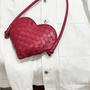 Replica Bottega Veneta Solstice Red Heart - elite superclone designer purse