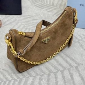 Replica Prada Suede Re-Edition - high-end fake designer purse