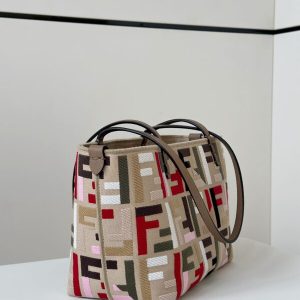 Replica Fendi Two Sides Small Tote F Monogram - best quality luxury bag dupe