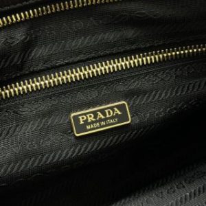 Replica Prada Black Leather bag - premium-grade designer purse dupe